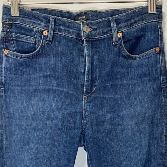 Citizens of Humanity Rocket Crop Mid-Rise Skinny Jeans Blue Size 27 - Picture 5 of 9